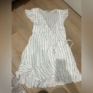 Abercrombie & Fitch Wrap-Around Striped Dress